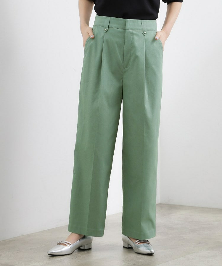 きれい見えと快適さを両立する　春夏対応ワイドパンツ