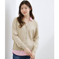 シャツドッキング ニットカーディガン