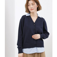 シャツドッキング ニットカーディガン