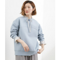 2WAYハーフジップスウェット