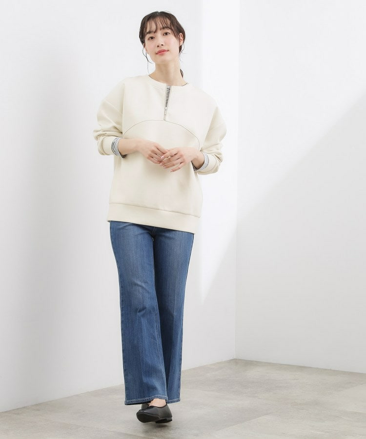 2WAYハーフジップスウェット5