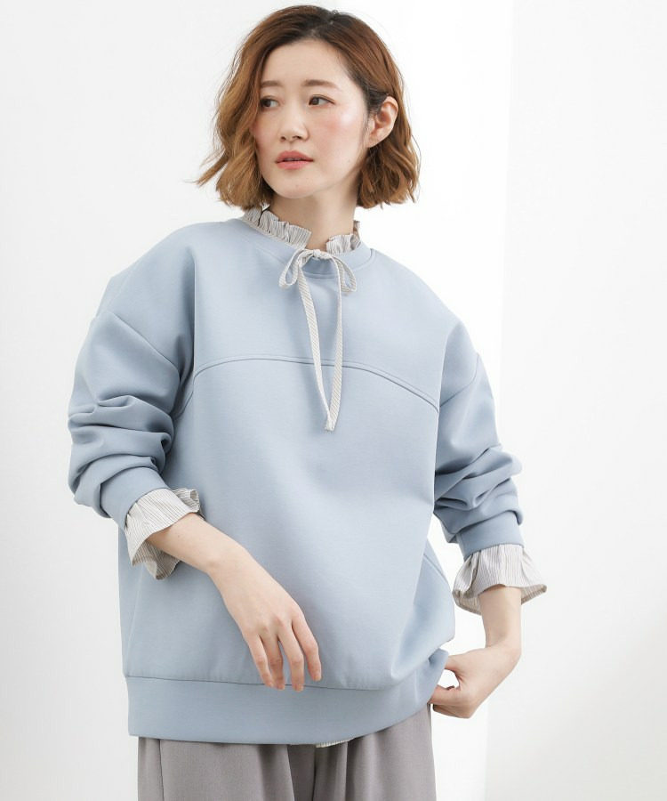 2WAYハーフジップスウェット1