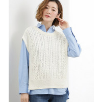 リリヤーンケーブル ニットベスト