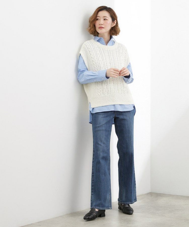 リリヤーンケーブル ニットベスト11