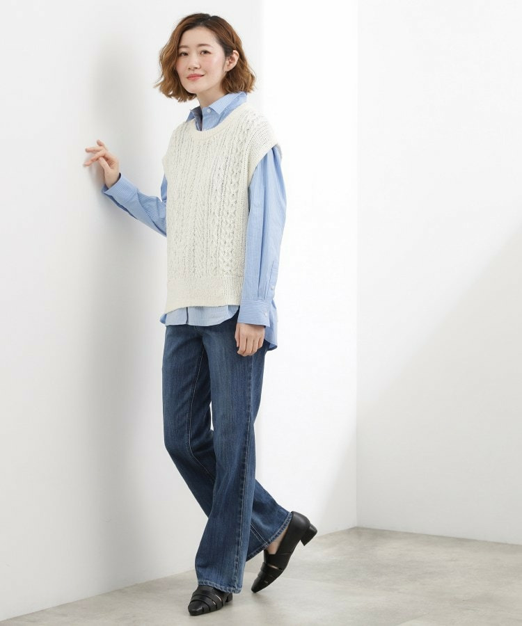 リリヤーンケーブル ニットベスト12