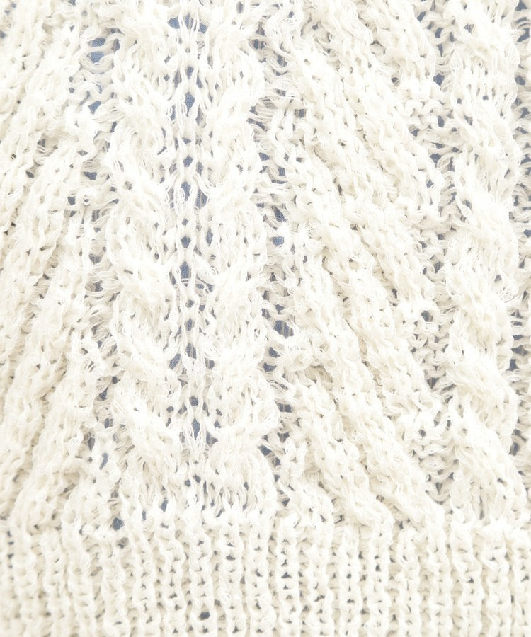 リリヤーンケーブル ニットベスト13