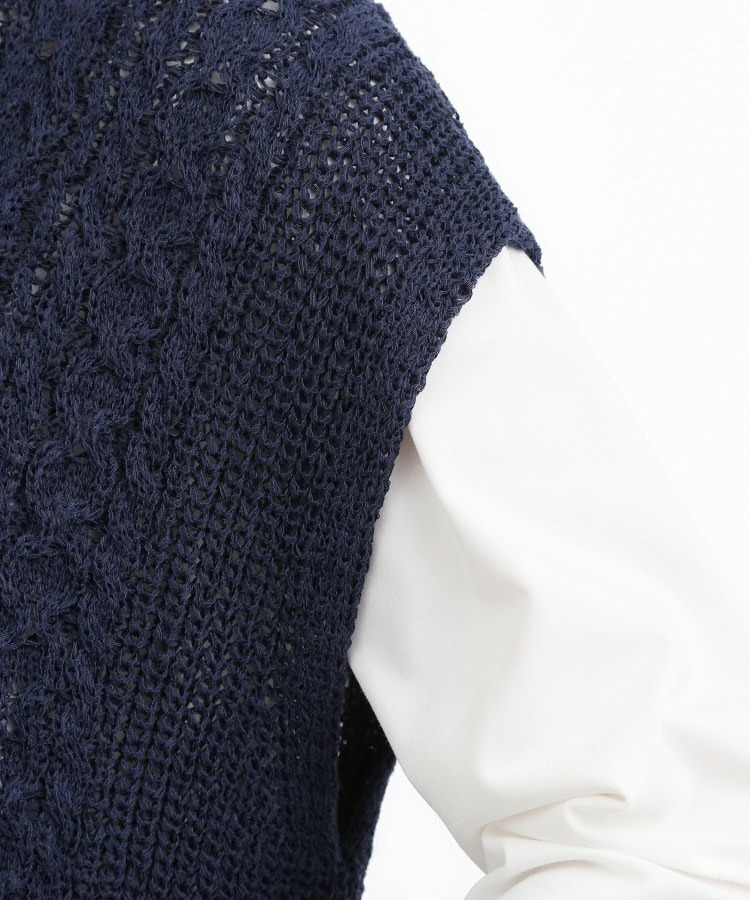 リリヤーンケーブル ニットベスト18