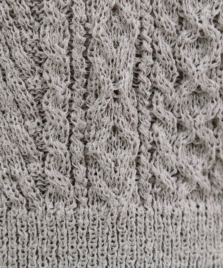 リリヤーンケーブル ニットベスト5