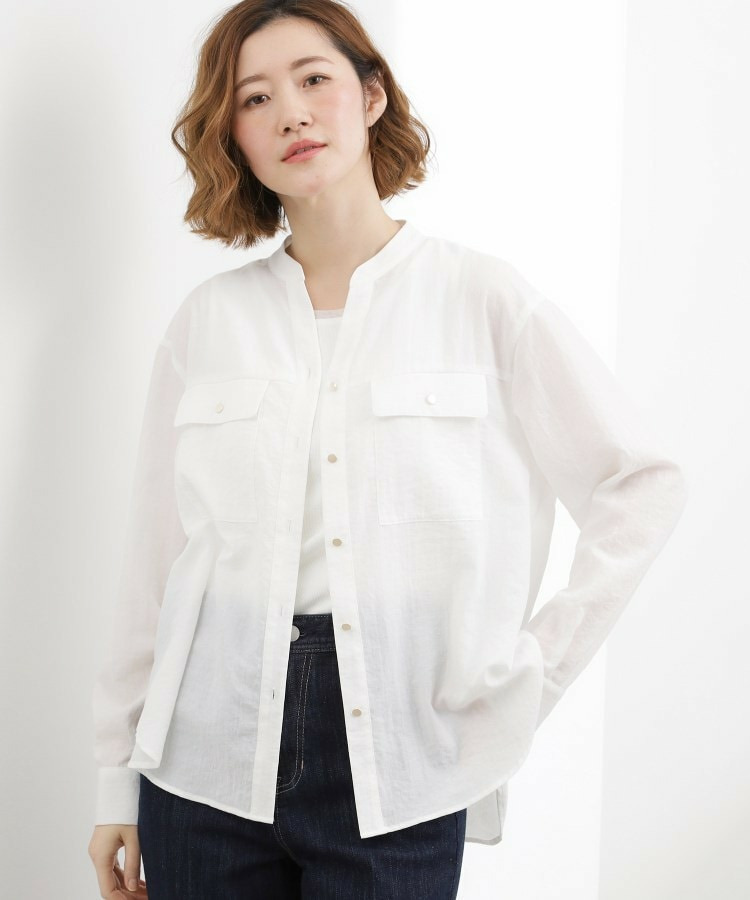 お仕事も普段も。今どきワークシャツブラウス1