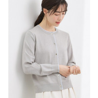 レイヤード風配色カーディガン