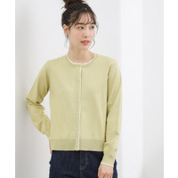 レイヤード風配色カーディガン