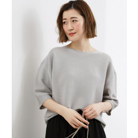【貴島明日香さん着用／洗濯機で洗える】レイヤードにもおすすめ、軽やかクロップドニット