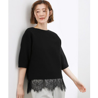 【貴島明日香さん着用／洗濯機で洗える】レイヤードにもおすすめ、軽やかクロップドニット