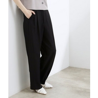 【貴島明日香さん着用】リネンライクストライプワイドパンツ