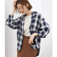 【大人の抜け感】オンブレーチェックシャツ