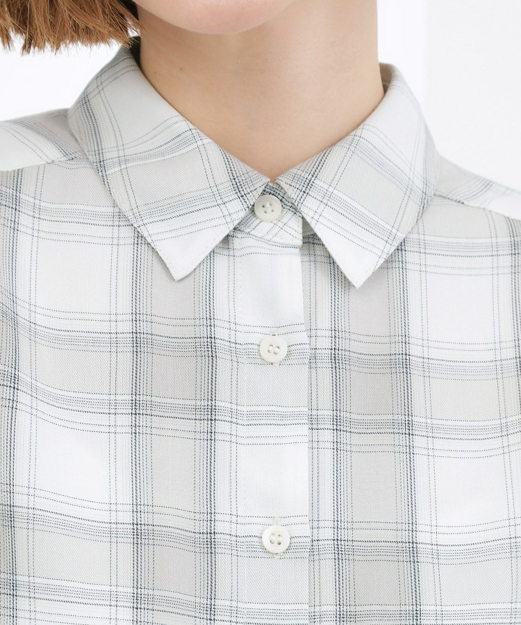 【大人の抜け感】オンブレーチェックシャツ13