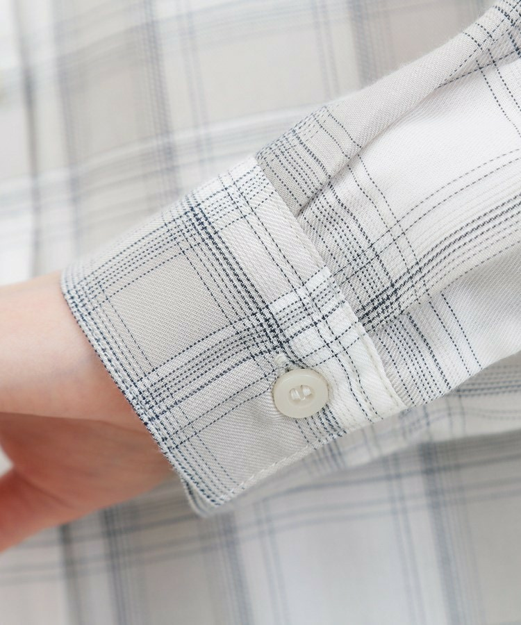 【大人の抜け感】オンブレーチェックシャツ15