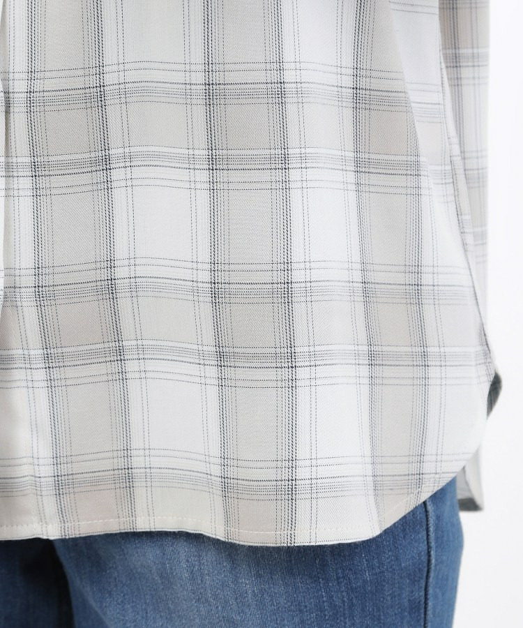 【大人の抜け感】オンブレーチェックシャツ16