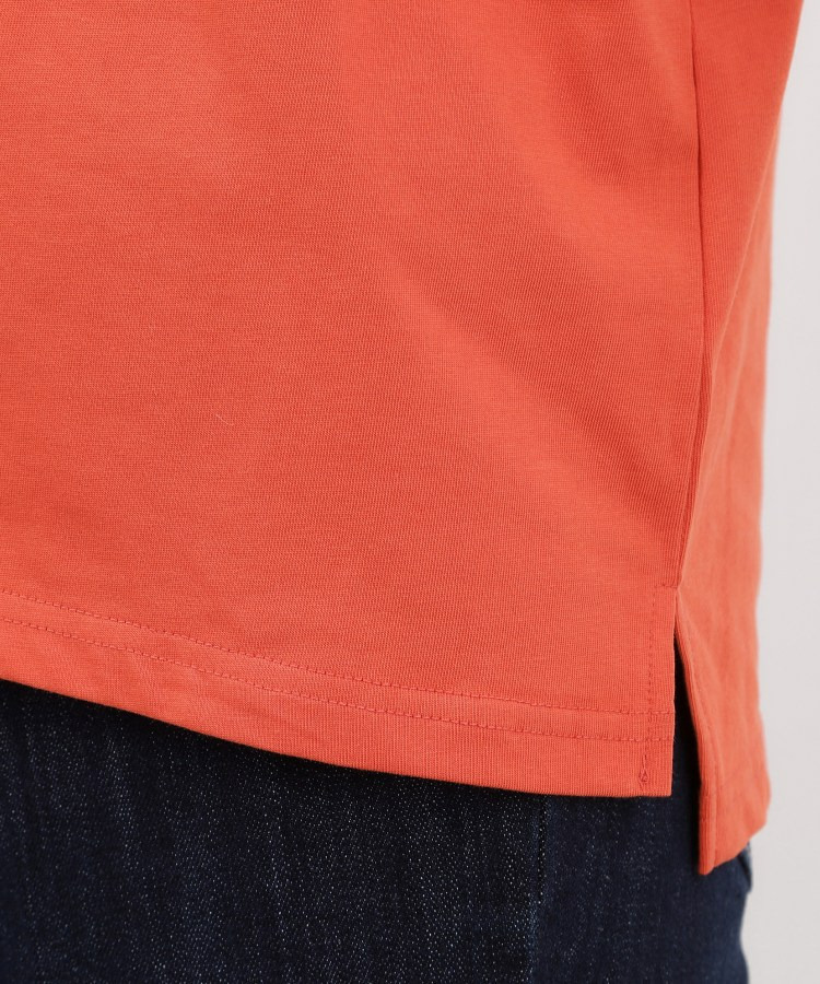 【二の腕カバー】袖口透かし刺繍Tシャツ23