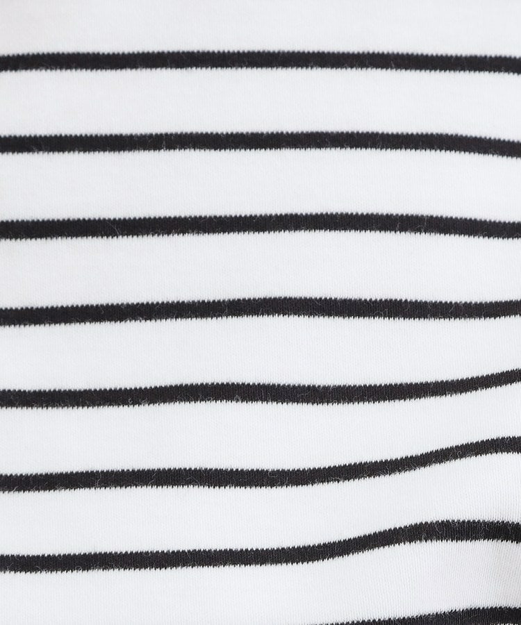 【二の腕カバー/すっきり見え】きちんと素材のボートネックTシャツ21