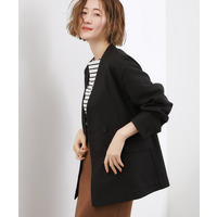 【貴島明日香さん着用】リネンライクカラーレスジャケット