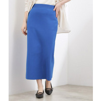 【貴島明日香さん着用】洗濯機で洗えるニットナロースカート