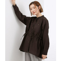 【貴島明日香さん着用/体型カバー】洗えるシアーサファリシャツジャケット