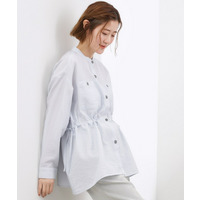 【貴島明日香さん着用/体型カバー】洗えるシアーサファリシャツジャケット