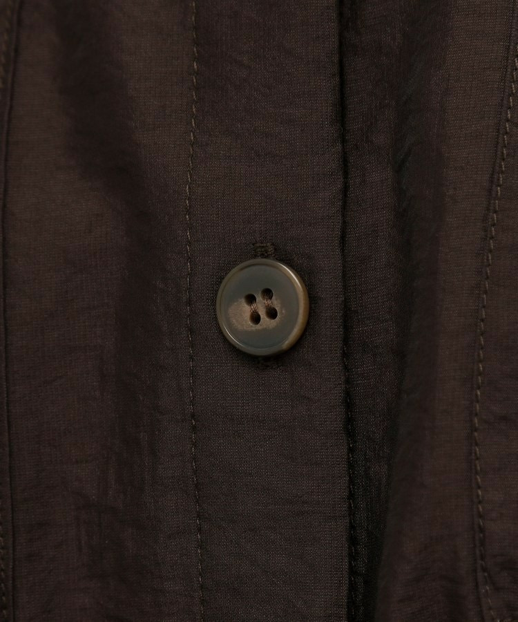 【貴島明日香さん着用/体型カバー】洗えるシアーサファリシャツジャケット15