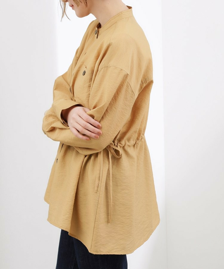 【貴島明日香さん着用/体型カバー】洗えるシアーサファリシャツジャケット21