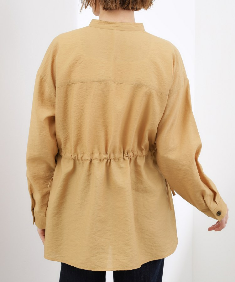 【貴島明日香さん着用/体型カバー】洗えるシアーサファリシャツジャケット22