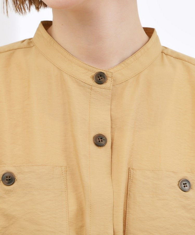 【貴島明日香さん着用/体型カバー】洗えるシアーサファリシャツジャケット23