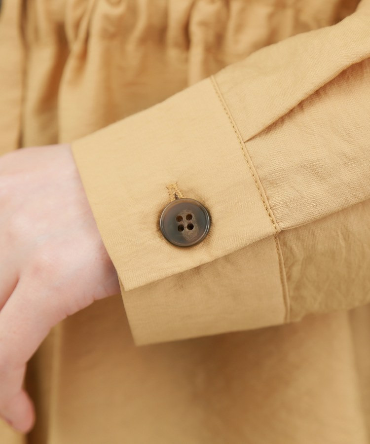 【貴島明日香さん着用/体型カバー】洗えるシアーサファリシャツジャケット25