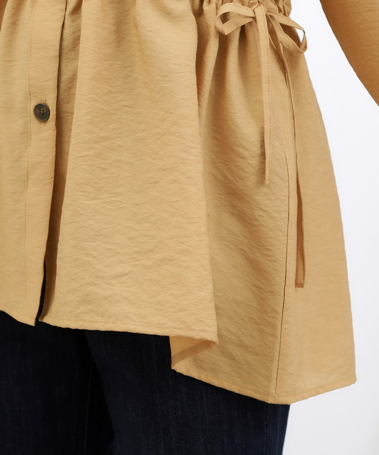 【貴島明日香さん着用/体型カバー】洗えるシアーサファリシャツジャケット27