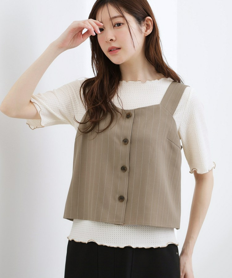 ストライプ ビスチェ＆インナーセット