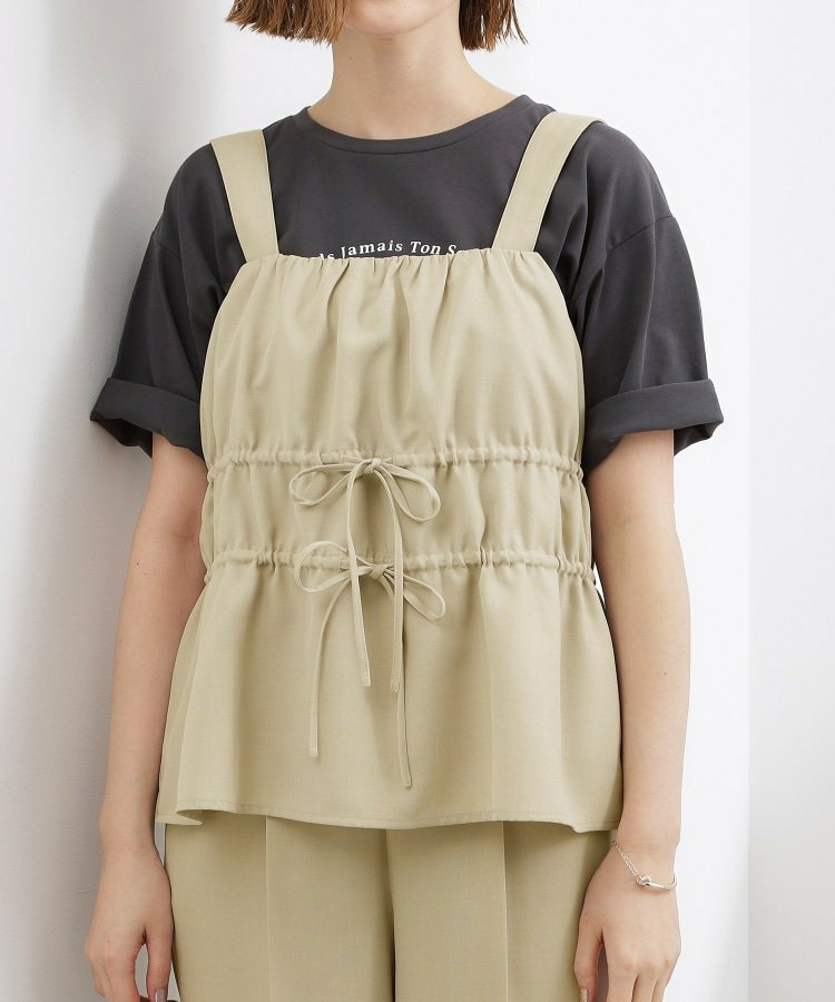 シャーリングビスチェSET UP26