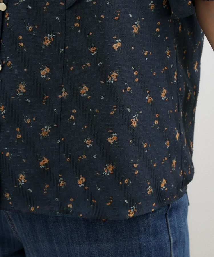 フラワープリント カットジャカードブラウス15