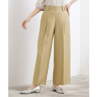 デニムライク ワイドストレートパンツ