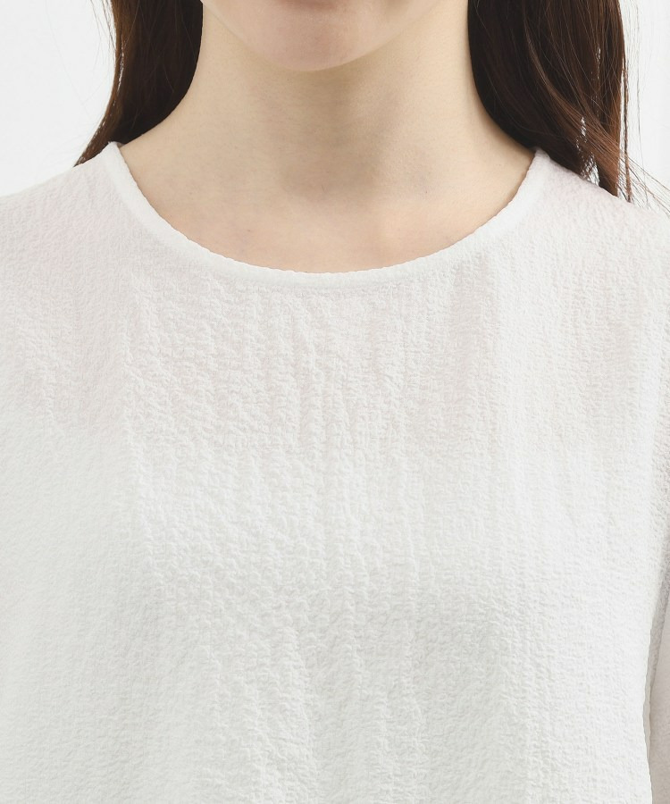 透かし編み切替ニットビスチェ×ブラウスセット25