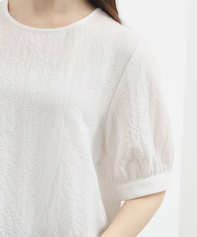 透かし編み切替ニットビスチェ×ブラウスセット27