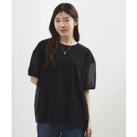 【貴島明日香さん着用/UVカット】体型カバー叶う、バックプリーツTシャツ