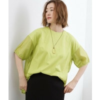 【貴島明日香さん着用/UVカット】体型カバー叶う、バックプリーツTシャツ