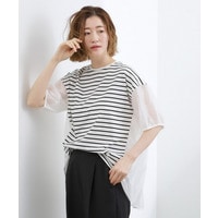 【貴島明日香さん着用/UVカット】体型カバー叶う、バックプリーツTシャツ