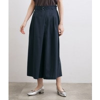 【洗える・体型カバー】軽やかすっきり見えキュロットパンツ