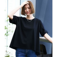 【遮熱／吸水速乾／接触冷感／UVカット】フレアシルエットTシャツ