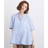 【洗濯機OK・ひんやり】さらっと軽やか、夏のフレアシャツ