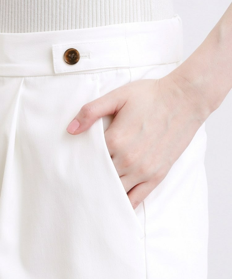 【白でも透けにくい・多機能】テーパードパンツ21