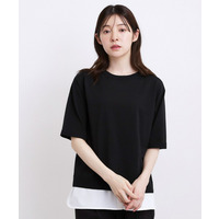 【ひんやり・UVカット・洗濯機◎】Tシャツ感覚で着られるコットン混ニット
