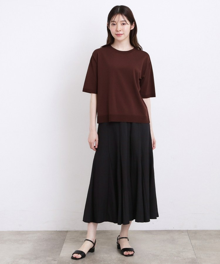 【ひんやり・UVカット・洗濯機◎】Tシャツ感覚で着られるコットン混ニット19