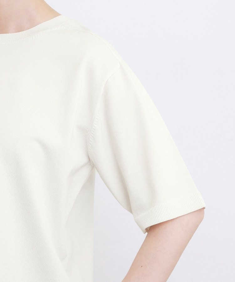 【ひんやり・UVカット・洗濯機◎】Tシャツ感覚で着られるコットン混ニット26